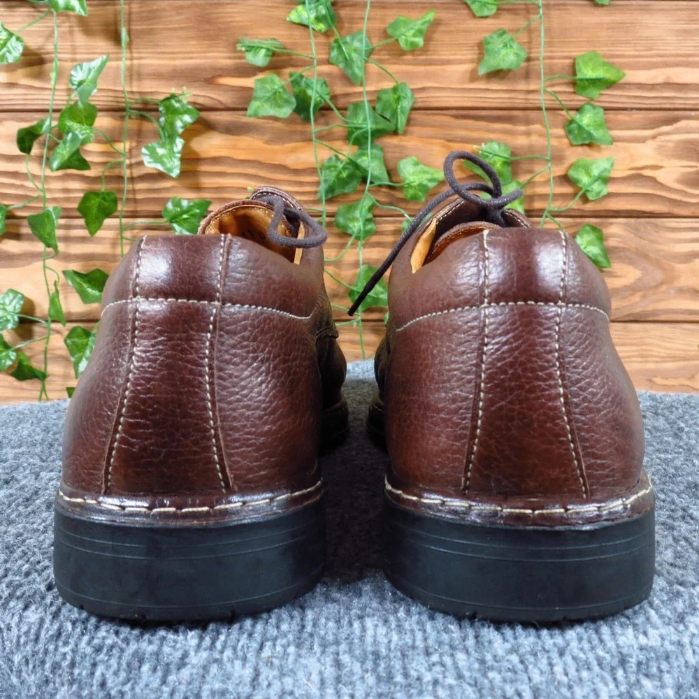 Studio Belvedere Beltrami Mens Oxford Shoes Size 11 D Casual Dress Brown Leather